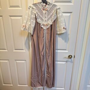 Saxon Vintage 60s Brown Nightgown Lingerie